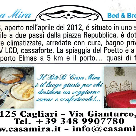 Casa Mira Bed & Breakfast Cagliari